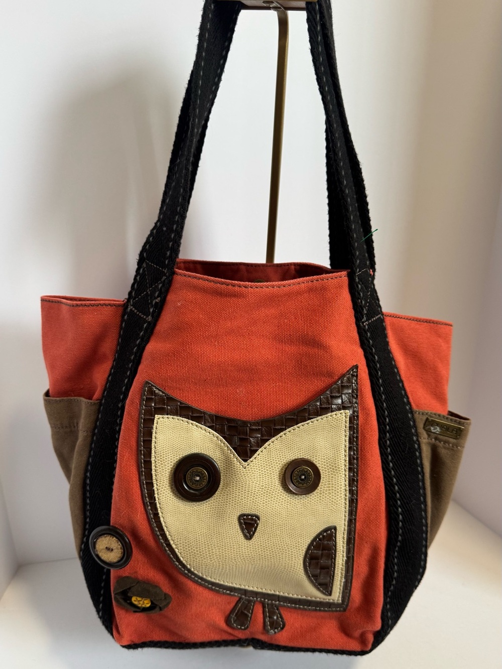 Chala Hoohoo Owl Canvas Carryall Tote